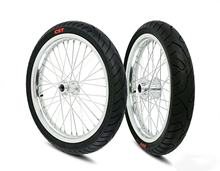 Chrome supermoto wheelset (Light Bee x)